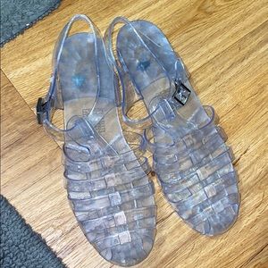 Clear Jelly Sandals